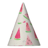 Chapeaux De Fètes Mignonne pastèque : motif d'aquarelle transparente (Droite)