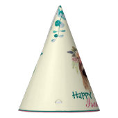 Chapeaux De Fètes mignonne Sloth safaris animaux jungle Fleur Annive (Gauche)