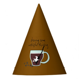 Chapeaux De Fètes Mikitiez halloween espresso sorcière café