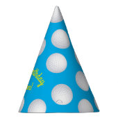 Chapeaux De Fètes Mini Golf Balls Anniversaire Fête Enfants Bleu (Droite)