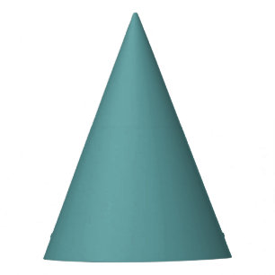 Chapeaux De Fètes Minimaliste Professionnel Moderne Plain Cadet Bleu
