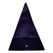 Chapeaux De Fètes Minuit Indigo Romance | Satiny Grunge Damask (Droite)