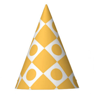 Chapeaux De Fètes Mod Retro 60's Mustard