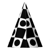Chapeaux De Fètes Mod Retro 60's Noir (Dos)