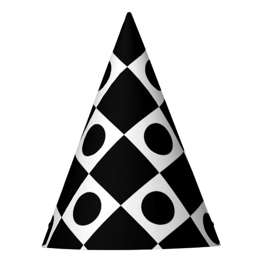 Chapeaux De Fètes Mod Retro 60's Noir (Devant)
