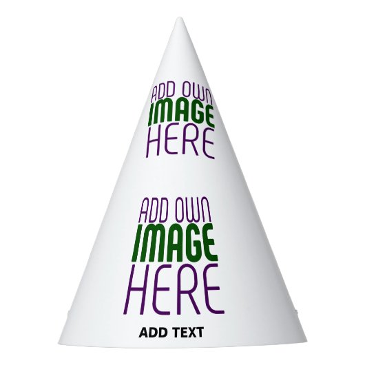 CHAPEAUX DE FÈTES MODÈLE DE TEXTE D'IMAGE BLANCHE SIMPLE MODERNE (Devant)