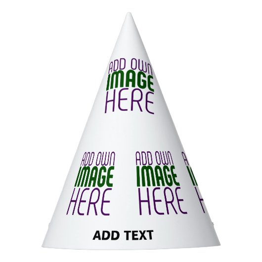 CHAPEAUX DE FÈTES MODÈLE DE TEXTE D'IMAGE BLANCHE SIMPLE MODERNE (Devant)