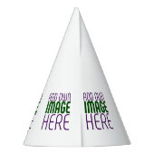 CHAPEAUX DE FÈTES MODÈLE DE TEXTE D'IMAGE BLANCHE SIMPLE MODERNE (Dos)