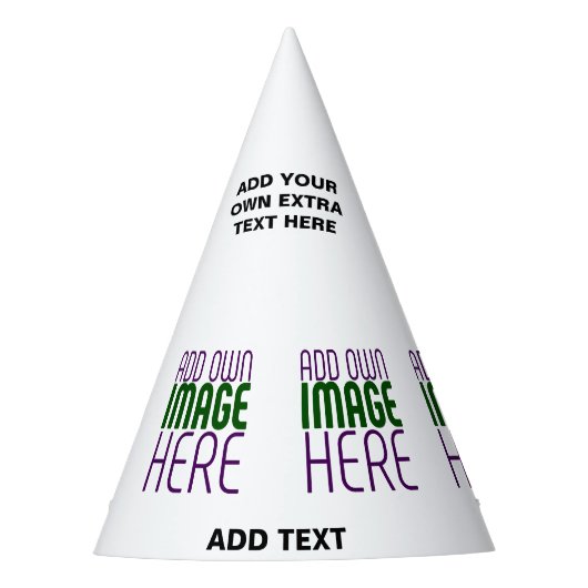 CHAPEAUX DE FÈTES MODÈLE DE TEXTE D'IMAGE BLANCHE SIMPLE MODERNE (Devant)