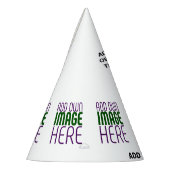 CHAPEAUX DE FÈTES MODÈLE DE TEXTE D'IMAGE BLANCHE SIMPLE MODERNE (Gauche)