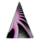 Chapeaux De Fètes Modern Abstract Crazy Fractal Art Pattern (Droite)