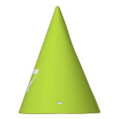 Chapeaux De Fètes Modern lime green custom number fun birthday (Droite)