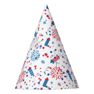 Chapeaux De Fètes Moderne 4 juillet Motif 03