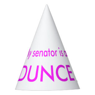 Chapeaux De Fètes Mon sénateur est un casquette de cancre