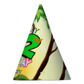 Chapeaux De Fètes Monkey 2e fête d'anniversaire personnalisée (Droite)