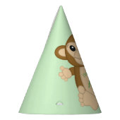 Chapeaux De Fètes Monkey Anniversaire Vert (Gauche)