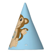 Chapeaux De Fètes Monkey Birthday Party Blue (Droite)