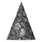 Chapeaux De Fètes Monochrome Vintage Floral Pattern  (Gauche)
