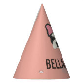 Chapeaux De Fètes Monogramme.Mignonne Chien-taureau français. (Gauche)