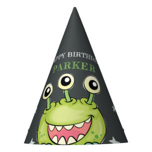 Chapeaux De Fètes Monster Thème Anniversaire