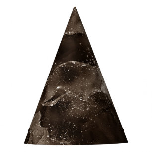 Chapeaux De Fètes Moody Agate Café Brown bronze doré Taupe