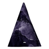 Chapeaux De Fètes Moody Agate | Midnight Indigo Deep Purple Glam (Droite)
