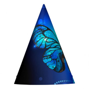 Chapeaux De Fètes Morpho Butterfly in the Dark Background