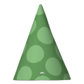 Chapeaux De Fètes Motif à points Polka vert (Droite)