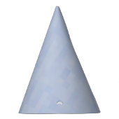 Chapeaux De Fètes Motif abstrait minimaliste bleu clair élégant (Droite)