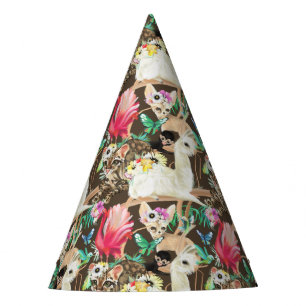 Chapeaux De Fètes Motif animal tropical