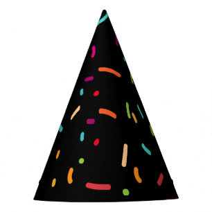 Chapeaux De Fètes Motif Colorfull Élégant Été Vintage