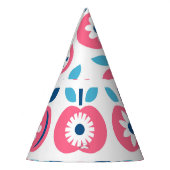 Chapeaux De Fètes Motif couleur rétro Apple sans couture (Gauche)