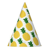 Chapeaux De Fètes Motif d'ananas jaune (Gauche)