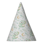 Chapeaux De Fètes Motif d'aquarelle Green Dragon Baby Pastel (Droite)