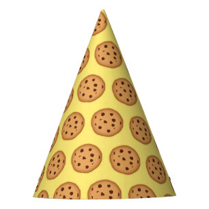 Chapeaux De Fètes Motif de biscuits à chips de chocolat