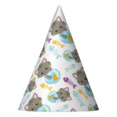Chapeaux De Fètes Motif De Chats, Chats Mignons, Chatons, Poisson (Gauche)
