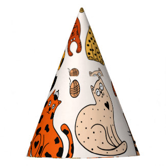 Chapeaux De Fètes Motif de chats magnifiques