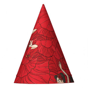 Chapeaux De Fètes Motif de danse vintage Tango Flamenco