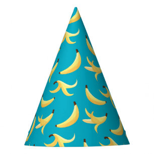 Chapeaux De Fètes Motif de fête drôle de jeux de mots sur la banane,