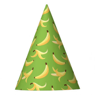 Chapeaux De Fètes Motif de fête drôle de jeux de mots sur la banane,