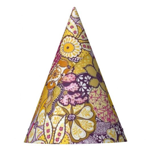 Chapeaux De Fètes Motif de fleurs (Devant)