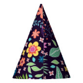 Chapeaux De Fètes Motif de fleurs (Dos)