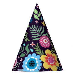 Chapeaux De Fètes Motif de fleurs