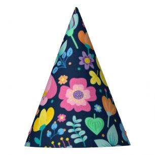 Chapeaux De Fètes Motif de fleurs