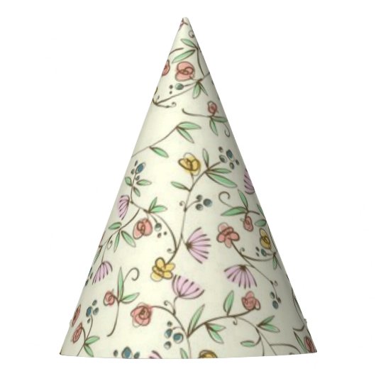 Chapeaux De Fètes Motif de fleurs (Devant)