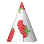 Chapeaux De Fètes Motif de fraises (Dos)