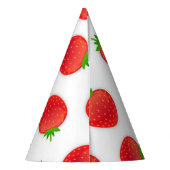 Chapeaux De Fètes Motif de fraises (Dos)