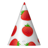 Chapeaux De Fètes Motif de fraises (Gauche)