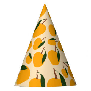 Chapeaux De Fètes Motif de fruits d'été Mango