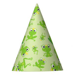 Chapeaux De Fètes Motif de grenouille, Grenouilles mignonnes, Grenou